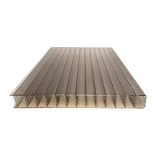 Load image into Gallery viewer, Multiwall Polycarbonate Sheet Bronze 3500mm x 700mm x 25mm - B4L Polycarbonate
