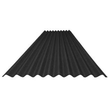 Load image into Gallery viewer, Corrugated Bitumen Roof Sheet Black 2m x 930mm x 2.2mm - B4L Roofing
