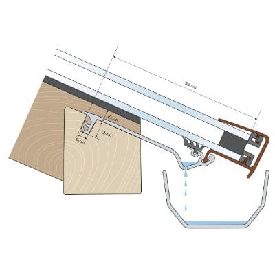 Solstice Ankorglaze (25mm) Condensation Control 2.1m - White - B4L Roofing