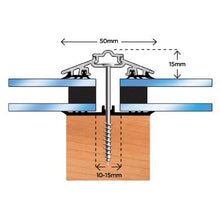 Load image into Gallery viewer, Solstice Capex 50 Glazing Bar &amp; gasket (3m) - Brown - B4L Roofing
