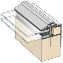 Load image into Gallery viewer, Solstice Capex 50 Gable End Bar &amp; gasket (3m)- White - B4L Roofing
