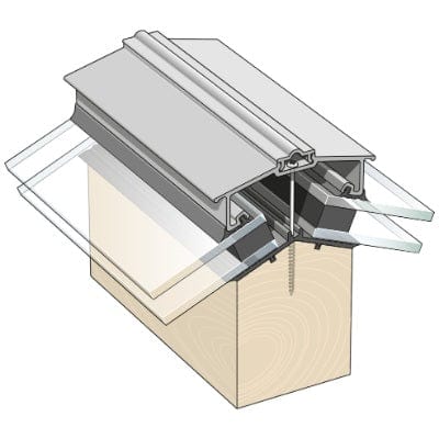Solstice Capex 70 Hip Bar & gasket 3m - White - B4L Roofing