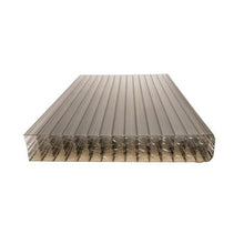 Load image into Gallery viewer, Multiwall Polycarbonate Sheet Bronze 4500mm x 700mm x 35mm - B4L Roofing
