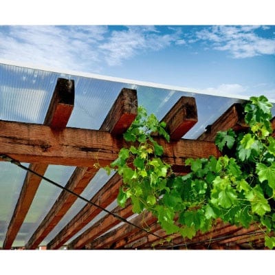 Twinwall Polycarbonate Sheet Clear 3500mm x 1250mm x 10mm - B4L Roofing