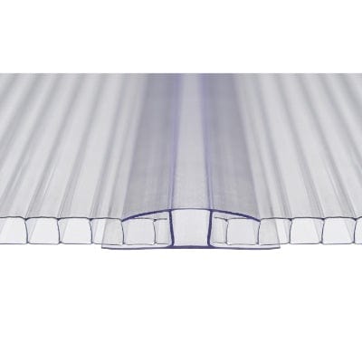 Twinwall Polycarbonate Sheet Clear 5000mm x 700mm x 10mm - B4L Polycarbonate