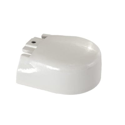 Solstice Cresfinex Ridge Cap End Cap - White - B4L Roofing