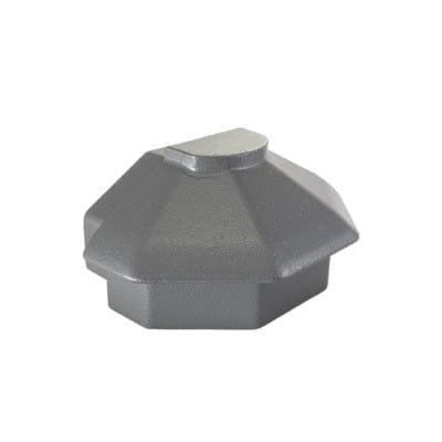 Solstice Cresfinex Ridge (100mm) Radius End Cap - Anthracite Grey - B4L Roofing