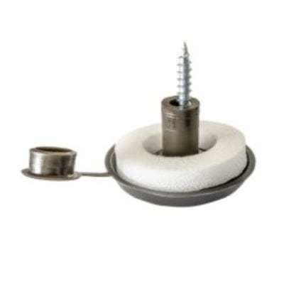 Solstice 16mm Polycarbonate Fixing Buttons (Pack of 10) - Brown - B4L Roofing