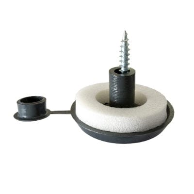 Solstice 16mm Polycarbonate Fixing Buttons (Pack of 10) - Anthracite Grey - B4L Roofing