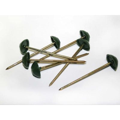 Corrugated Bitumen Fixing Nails Green 65mm x 20mm (Pack of 50) – Build4less