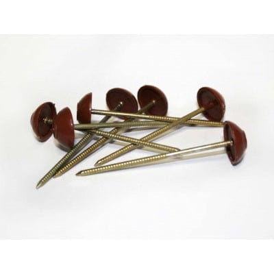 Bitumen Nails Corrugated Bitumen Fixing Nails Red 65mm x 20mm (Pack of 50) – Build4less
