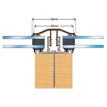 Load image into Gallery viewer, Solstice Capex Snap Down (10-25mm) Glazing Bar (6m) - Brown - B4L Roofing
