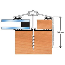 Load image into Gallery viewer, Solstice Capex 70 Gable End Bar &amp; gasket (3m)- Brown - B4L Roofing
