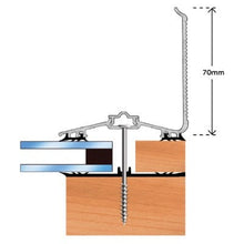 Load image into Gallery viewer, Solstice Capex 70 Wall Flashing Bar &amp; gasket (3m) - Brown - B4L Roofing
