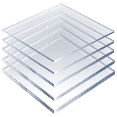 Clear Polycarbonate Glazing sheet 1200mm x 1200mm x 5mm - B4L Roofing