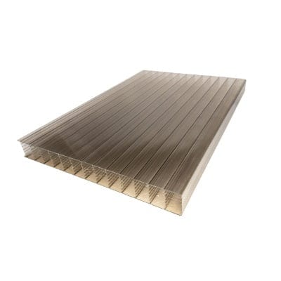 Multiwall Polycarbonate Sheet Bronze 2000mm x 1050mm x 25mm - B4L Roofing