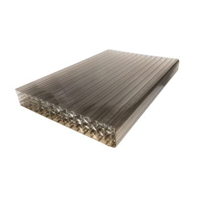Multiwall Polycarbonate Sheet Bronze 4000mm - All Sizes - B4L Roofing