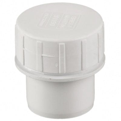 Brett Martin Upvc Solvent Waste - 32mm Access Stop End Plug - Brett Martin