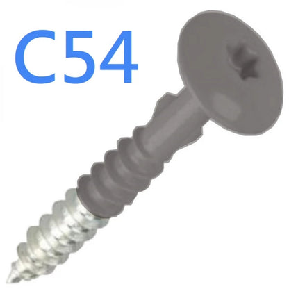 Cedral Colour Coded Stainless Steel Screws 4.8mm x 38mm - All Colours