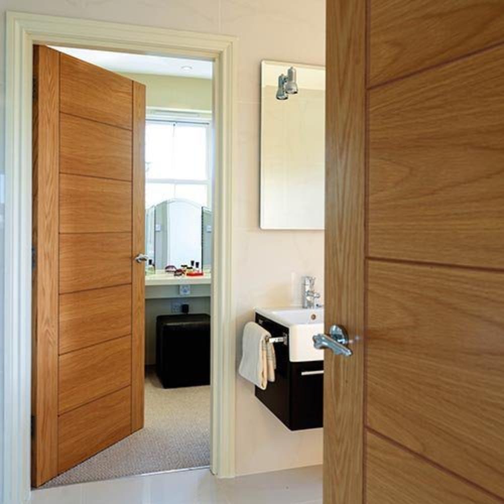 JB Kind Palomino Oak Pre-Finished Internal Fire Door FD30 - All Sizes - JB Kind