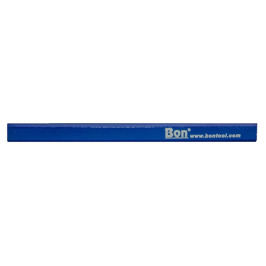 Bon Tool Carpenter Pencil - Blue Casing Hard Black Lead 34-338 (Single Pencil) - RHINOBUILD Bricklaying Tools