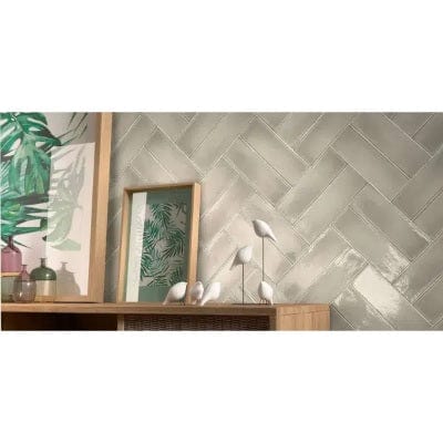 Vermont Brick Ceramic Gloss Wall Tile 75mm x 230mm (30 per Box) - Classic Collection