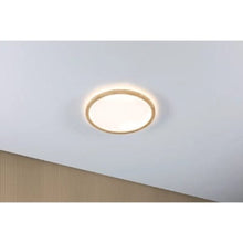 Load image into Gallery viewer, Atria Shine Backlight Round LED Panel 293mm Warm White - Wood Look - Paulmann
