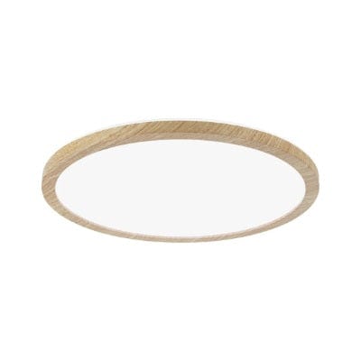 Atria Shine Backlight Round LED Panel 420mm Neutral White - Wood Look ...