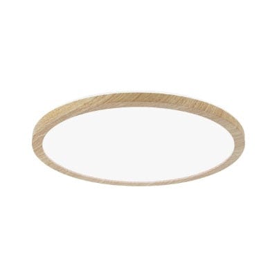 Atria Shine Backlight Round LED Panel 420mm Neutral White - Wood Look - Paulmann