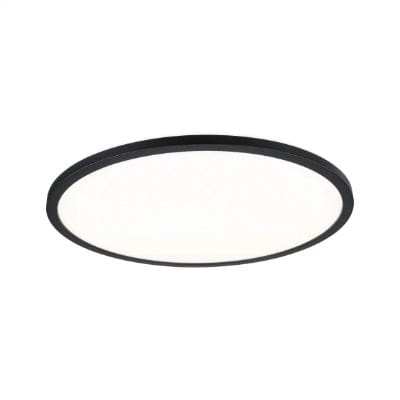 Atria Shine Backlight Round LED Pane 420mm Warm White - Black - Paulmann