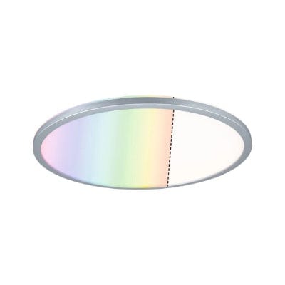 Atria Shine Backlight Round LED Panel 420mm RGBW - Chrome - Paulmann