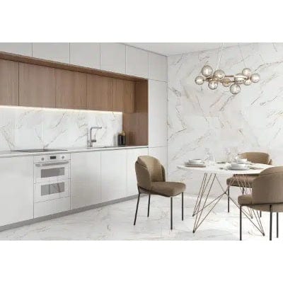 Calacatta Paonazzo Ceramic Gloss Wall Tile 295mm x 900mm (6 per Box) - Classic Collection