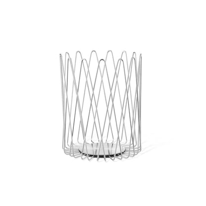 Zack Bivio Premium Brushed Stainless Steel Fruit Basket - German Craftsmanship