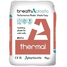 Load image into Gallery viewer, Breathaplasta Thermal Insulating Plaster x 9Kg - Adaptavate Plaster
