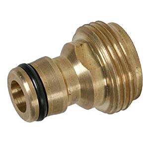Tap Connector Snap-On Male - 3/4" BSPM Brass - Best4Trade-Retail Garden watering