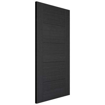 Vancouver Charcoal Black Pre-Finished 5 Panel Interior Fire Door FD30 - 1981mm x 838mm - LPD Doors