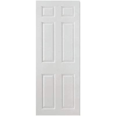 Regency White Primed 6 Panel Interior Door - 1981mm x 762mm - LPD Doors