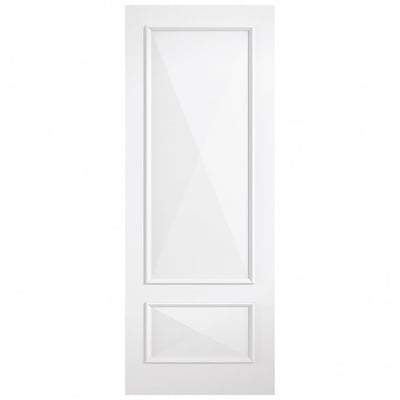 Knightsbridge White Primed 2 Panel Interior Door - 1981mm x 686mm - LPD Doors