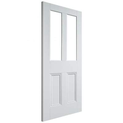 Malton White Primed 2 Unglazed Panels Interior Door - 1981mm x 762mm - LPD Doors