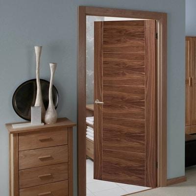 Vancouver Walnut Pre-Finished 5 Panel Interior Door - 2040mm x 626mm - LPD Doors
