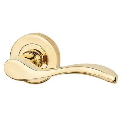Ariel Polished Brass Handle Hardware Pack Standard - LPD Doors