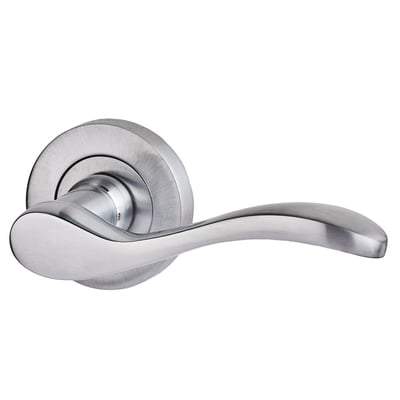 Ariel Satin Chrome Handle Hardware Pack Standard - LPD Doors