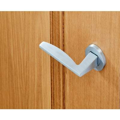 Crux Satin Chrome Handle Hardware Pack Privacy - LPD Doors