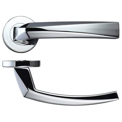 Hercules Polished Chrome Handle Hardware Pack Privacy - LPD Doors