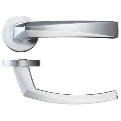 Hercules Satin Chrome Handle Hardware Pack Standard - LPD Doors