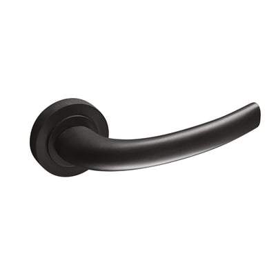 Hydra Matt Black Handle Hardware Pack Privacy - LPD Doors