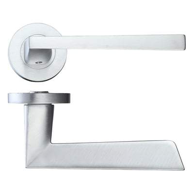 Lyra Satin Chrome Handle Hardware Pack Standard - LPD Doors