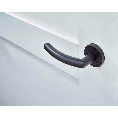 Phoenix Matt Black Handle Hardware Pack Standard - LPD Doors