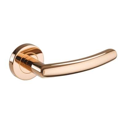 Phoenix Rose Gold Handle Hardware Pack Privacy - LPD Doors
