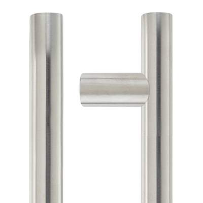 Pictor (600mm) Satin Chrome Handle Hardware Pack Privacy - LPD Doors